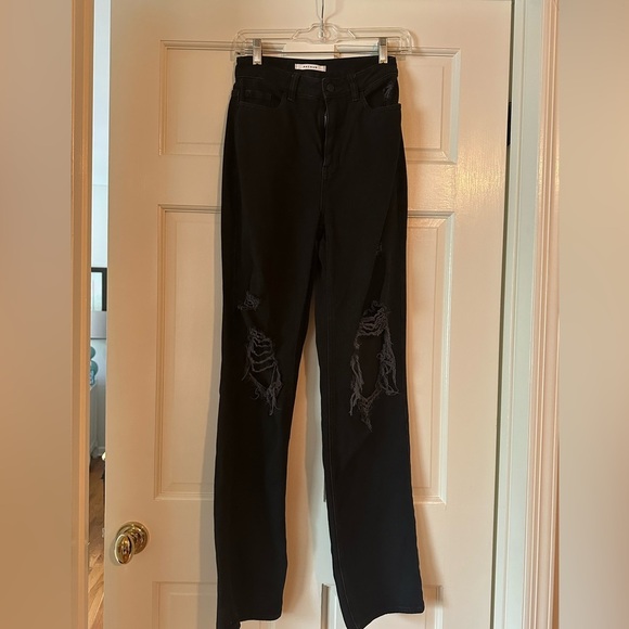 PacSun women’s high rise 90s boyfriend black jeans - Picture 1 of 3